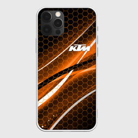 Чехол для iPhone 12 Pro с принтом KTM | КТМ , силикон | область печати: задняя сторона чехла, без боковых панелей | enduro | ktm | moto | moto sport | motocycle | orange | sportmotorcycle | ктм | мото | мото спорт | мотоспорт | оранжевый | спорт мото