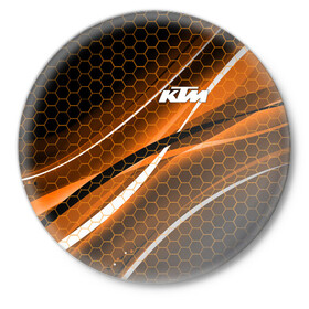 Значок с принтом KTM | КТМ ,  металл | круглая форма, металлическая застежка в виде булавки | Тематика изображения на принте: enduro | ktm | moto | moto sport | motocycle | orange | sportmotorcycle | ктм | мото | мото спорт | мотоспорт | оранжевый | спорт мото
