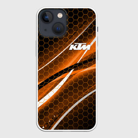 Чехол для iPhone 13 mini с принтом KTM | КТМ ,  |  | enduro | ktm | moto | moto sport | motocycle | orange | sportmotorcycle | ктм | мото | мото спорт | мотоспорт | оранжевый | спорт мото