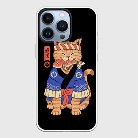 Чехол для iPhone 13 Pro с принтом Суши Мастер ,  |  | Тематика изображения на принте: cat | cats | japan | master | ninja | samurai | sushi | yakuza | катана | кот | котенок | коты | котэ | котята | кошка | мастер | ниндзя | самурай | суши | якудза | япония