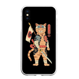 Чехол для iPhone XS Max матовый с принтом Shogun Cat , Силикон | Область печати: задняя сторона чехла, без боковых панелей | cat | cats | japan | ninja | samurai | shogun | yakuza | катана | кот | котенок | коты | котэ | котята | кошка | ниндзя | самурай | сёгун | якудза | япония