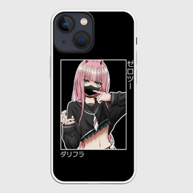 Чехол для iPhone 13 mini с принтом Zero Two ,  |  | 002 | 02 | ahegao | anime | darling | franx | franxx | girl | girls | in | senpai | the | two | waifu | zero | zerotwo | аниме | ахегао | вайфу | девушка | зеро | семпай | сенпай | ту | тян | хика | хикка