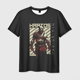 Мужская футболка 3D с принтом Кратос , 100% полиэфир | прямой крой, круглый вырез горловины, длина до линии бедер | gad of war | game | games | god of war | god of wor | атрей | атрэй | бог войны | игра | игры | кратос