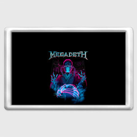 Магнит 45*70 с принтом MEGADETH , Пластик | Размер: 78*52 мм; Размер печати: 70*45 | grange | hardcore | megadeth | metal | music | punk | rock | trash | usa | мастейн | мегадес | метал | музыка | панк | рок | трэш