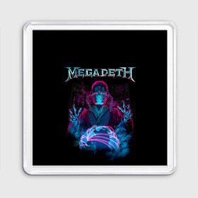 Магнит 55*55 с принтом MEGADETH , Пластик | Размер: 65*65 мм; Размер печати: 55*55 мм | grange | hardcore | megadeth | metal | music | punk | rock | trash | usa | мастейн | мегадес | метал | музыка | панк | рок | трэш