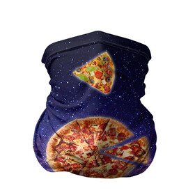 Бандана-труба 3D с принтом Пицца в космосе , 100% полиэстер, ткань с особыми свойствами — Activecool | плотность 150‒180 г/м2; хорошо тянется, но сохраняет форму | meat | pizza | space | youtube | еда | космос | мемы | пицца | психоделика | ютуб