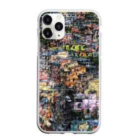 Чехол для iPhone 11 Pro Max матовый с принтом ГОРОДОК , Силикон |  | абстракция | город | молодежное | пестрое | провинция | хайп