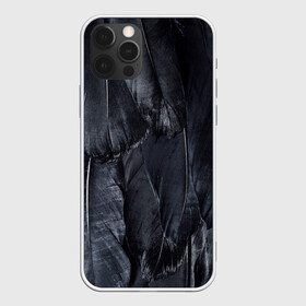 Чехол для iPhone 12 Pro Max с принтом ВОРОНА , Силикон |  | ворона | готика | мрачное | перья | хайп