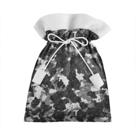 Подарочный 3D мешок с принтом Gray Camouflage , 100% полиэстер | Размер: 29*39 см | Тематика изображения на принте: army | camo | camouflage | military | камуфляж