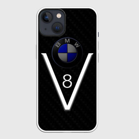 Чехол для iPhone 13 с принтом BMW V8 ,  |  | bmw | bmw v8 | carbon | power | двигатель | мощь