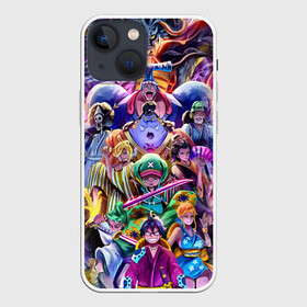 Чехол для iPhone 13 mini с принтом ONE PIECE | ВАН ПИС ПЕРСОНАЖИ ,  |  | anime | luffi | lufi | manga | one piece | samurai | wano ван пис | zoho | большой куш | ван пис | вон пис | зохо | корабль | луфи | луффи | манга | манки д. луффи | пират | самурай | уон пис