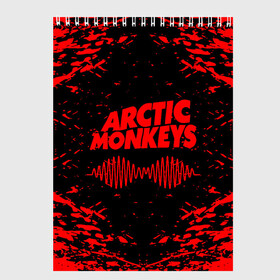 Скетчбук с принтом arctic monkeys , 100% бумага
 | 48 листов, плотность листов — 100 г/м2, плотность картонной обложки — 250 г/м2. Листы скреплены сверху удобной пружинной спиралью | Тематика изображения на принте: arctic monkeys | arctic monkeys live | do i wanna know | domino | domino records | full album | lyrics | mardy bum | whyd you only call me when youre high | арктические обезьяны | домино пластинки | полный альбом | тексты песен