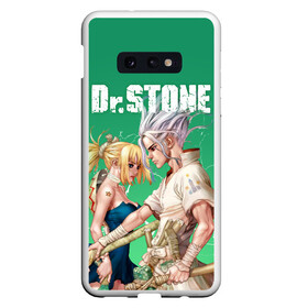 Чехол для Samsung S10E с принтом Dr Stone , Силикон | Область печати: задняя сторона чехла, без боковых панелей | dr. stone | kohaku | senku | taiju | доктор стоун | исигами сэнку | кохаку | сэнку | тайдзю | цукаса