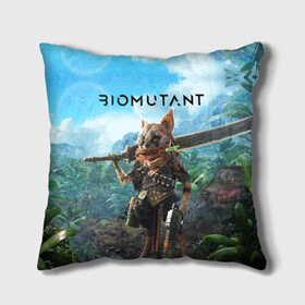 Подушка 3D с принтом Biomutant Биомутант , наволочка – 100% полиэстер, наполнитель – холлофайбер (легкий наполнитель, не вызывает аллергию). | состоит из подушки и наволочки. Наволочка на молнии, легко снимается для стирки | action | animals | biomutant | gamer | nextgen | pc | player | playstation | ps 5 | rpg | steam | sword | top | valve | video games | weapon | xbox | биомутант | валв | видео игры | животные | игрок | иксбокс | меч | некстген | оружие | пк | плей