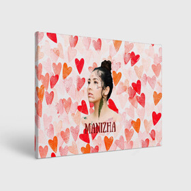 Холст прямоугольный с принтом Manizha на фоне сердечек , 100% ПВХ |  | Тематика изображения на принте: manizha | далеровна | душанбе | евровидение | евровидение 2021 | манижа | певица | таджикистан | хамраева
