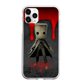 Чехол для iPhone 11 Pro Max матовый с принтом Little Nightmares 2 кровь , Силикон |  | little nightmares | страшилка | страшная игра | ужас | хоррор