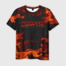 Мужская футболка 3D с принтом WRATH: Aeon of Ruin FIRE , 100% полиэфир | прямой крой, круглый вырез горловины, длина до линии бедер | 90 е | aeon of ruin | quake | tegunvteg | wrath | wrath: aeon of ruin | игра | компьютерная игра | монстры | огонь | пламя | ретро | реьро шутер | шутер