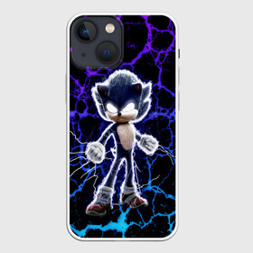 Чехол для iPhone 13 mini с принтом SONIC МОЛНИЯ ,  |  | hedgehog | metal sonic | silver | silver the hedgehog | sonic | sonic boom | sonic the hedgehog | еж | ёж сонник | ежик | игры | кино | молния | соник | соник в кино | фильм