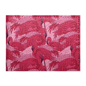 Обложка для студенческого билета с принтом розовые фламинго , натуральная кожа | Размер: 11*8 см; Печать на всей внешней стороне | flamingo | птицы | розовый | фламинго