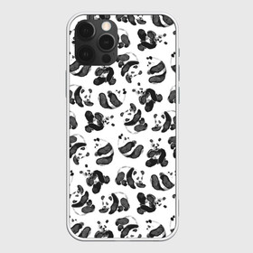 Чехол для iPhone 12 Pro Max с принтом Акварельные панды паттерн , Силикон |  | art | black white | cute | funny panda | panda | pandas | pattern | watercolor | акварель | акварельный рисунок | арт | детский рисунок | маленькие панды | медведи | медвежата | милые панды | мишки | панда | пандочка | пандочки | узор