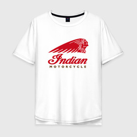 Мужская футболка хлопок Oversize с принтом Indian Moto Мото Лого (Z) , 100% хлопок | свободный крой, круглый ворот, “спинка” длиннее передней части | bike | bikers | indian | indiian logo | moto | motorcycle | sport | байк | байкер | индиан | индиан лого | мото | мотобренд | мотоциклы | спорт