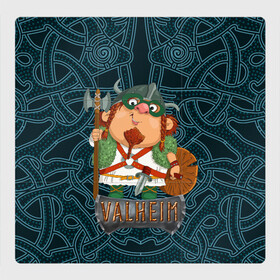 Магнитный плакат 3Х3 с принтом Valheim веселый викинг , Полимерный материал с магнитным слоем | 9 деталей размером 9*9 см | fantasy | mmo | valheim | valve | валхейм | вальхейм | викинги | выживалка | игра | королевская битва | ммо | ролевая игра | фэнтази
