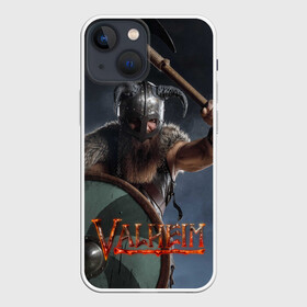 Чехол для iPhone 13 mini с принтом Viking Valheim ,  |  | fantasy | mmo | valheim | valve | валхейм | вальхейм | викинги | выживалка | игра | королевская битва | ммо | ролевая игра | фэнтази
