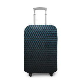 Чехол для чемодана 3D с принтом Броня  Кольчуга , 86% полиэфир, 14% спандекс | двустороннее нанесение принта, прорези для ручек и колес | абстракция | бронь | броня | кольчуга | паттерн | текстуры