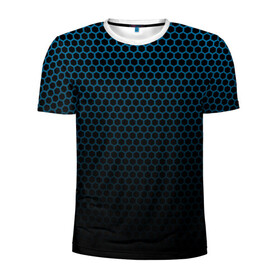 Мужская футболка 3D спортивная с принтом Броня  Кольчуга , 100% полиэстер с улучшенными характеристиками | приталенный силуэт, круглая горловина, широкие плечи, сужается к линии бедра | абстракция | бронь | броня | кольчуга | паттерн | текстуры
