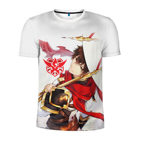 Мужская футболка 3D спортивная с принтом Ye Xiu The Kings Avatar , 100% полиэстер с улучшенными характеристиками | приталенный силуэт, круглая горловина, широкие плечи, сужается к линии бедра | master of skill | quan zhi gao shou | the kings avatar | ye xiu | аватар короля | е сю