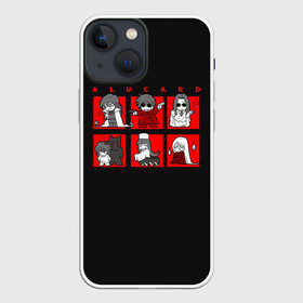 Чехол для iPhone 13 mini с принтом Хеллсинг. Вариации Алукарда ,  |  | alexander | alucard | anderson | dracula | hellsing | integra | seras | victoria | walter | александр | алукард | андерсон | ван | виктория | винкль | ганс | гюнше | дракула | интегра | макс | монтана | рип | серас | уолтер | хеллсинг | шрёдин