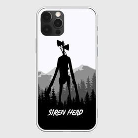 Чехол для iPhone 12 Pro с принтом SIREN HEAD | DARK FOREST , силикон | область печати: задняя сторона чехла, без боковых панелей | 6789 | cartoon | cat | dark | forest | foundation | head | monster | mountains | scp | siren | sirenhead | голова | горы | кот | лес | монстр | объект | объекты | сирена | сиреноголовый | фонд | чудище | чудовище