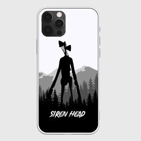 Чехол для iPhone 12 Pro Max с принтом SIREN HEAD | DARK FOREST , Силикон |  | Тематика изображения на принте: 6789 | cartoon | cat | dark | forest | foundation | head | monster | mountains | scp | siren | sirenhead | голова | горы | кот | лес | монстр | объект | объекты | сирена | сиреноголовый | фонд | чудище | чудовище