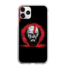 Чехол для iPhone 11 Pro Max матовый с принтом Брутальный Кратос GOW , Силикон |  | gad of war | game | games | god of war | god of wor | kratos | бог войны | игра | игры | кратос | лкфещы