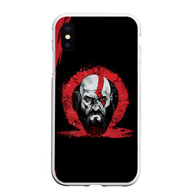 Чехол для iPhone XS Max матовый с принтом Брутальный Кратос GOW , Силикон | Область печати: задняя сторона чехла, без боковых панелей | gad of war | game | games | god of war | god of wor | kratos | бог войны | игра | игры | кратос | лкфещы