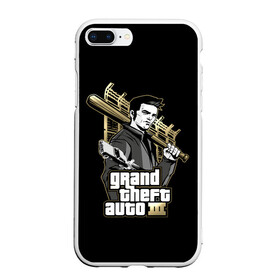 Чехол для iPhone 7Plus/8 Plus матовый с принтом Клод GTA 3 , Силикон | Область печати: задняя сторона чехла, без боковых панелей | Тематика изображения на принте: game | games | grand theft auto | gta | gta rp | san andreas | v | vice city | великое автоворовство | гранд зефт аувто | гта | гта рп | игра | игры