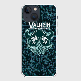 Чехол для iPhone 13 mini с принтом Valheim шлем с рогами ,  |  | fantasy | mmo | valheim | valve | валхейм | вальхейм | викинги | выживалка | игра | королевская битва | ммо | ролевая игра | фэнтази