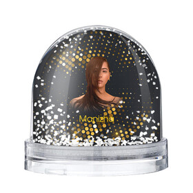 Снежный шар с принтом Manizha Gold Black , Пластик | Изображение внутри шара печатается на глянцевой фотобумаге с двух сторон | manizha | далеровна | душанбе | евровидение | евровидение 2021 | манижа | певица | таджикистан | хамраева