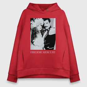 Женское худи Oversize хлопок с принтом Fashion AID Freddie Mercury , френч-терри — 70% хлопок, 30% полиэстер. Мягкий теплый начес внутри —100% хлопок | боковые карманы, эластичные манжеты и нижняя кромка, капюшон на магнитной кнопке | fashion aid | freddie mercury | live aid | queen | девушкам | квин | мода | фредди меркьюри | черно белый