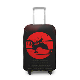 Чехол для чемодана 3D с принтом Agatsuma Zenitsu Kimetsu no Yaiba , 86% полиэфир, 14% спандекс | двустороннее нанесение принта, прорези для ручек и колес | demon slayer | kamado | kimetsu no yaiba | nezuko | tanjiro | аниме | гию томиока | зеницу агацума | иноске хашибира | камадо | клинок | корзинная девочка | манга | музан кибуцуджи | незуко | рассекающий демонов | танджиро