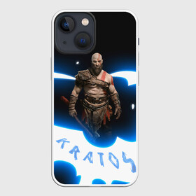 Чехол для iPhone 13 mini с принтом Power of Kratos ,  |  | gad of war | game | games | god of war | god of wor | power | атрей | атрэй | бог войны | игра | игры | кратос