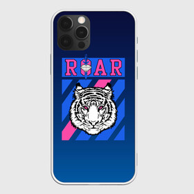 Чехол для iPhone 12 Pro с принтом Roar Tiger , силикон | область печати: задняя сторона чехла, без боковых панелей | roar | большая кошка | полосатый | тигр | тигрица | хищник