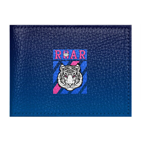 Обложка для студенческого билета с принтом Roar Tiger , натуральная кожа | Размер: 11*8 см; Печать на всей внешней стороне | roar | большая кошка | полосатый | тигр | тигрица | хищник