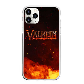 Чехол для iPhone 11 Pro матовый с принтом Valheim огненный лого , Силикон |  | Тематика изображения на принте: fantasy | mmo | valheim | valve | валхейм | вальхейм | викинги | выживалка | игра | королевская битва | ммо | ролевая игра | фэнтази