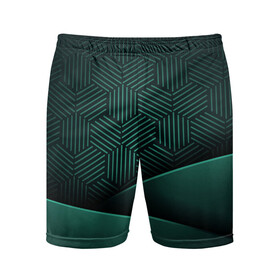 Мужские шорты спортивные с принтом Luxury Green ,  |  | green | luxury | versace | vip | абстракция | версаче | вип | паттерн | роскошь | текстуры