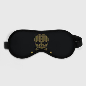 Маска для сна 3D с принтом Пиратский через из золота , внешний слой — 100% полиэфир, внутренний слой — 100% хлопок, между ними — поролон |  | hell | skull | ад | скелет | ужасы | череп | черепушка