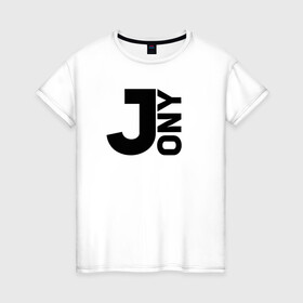 Женская футболка хлопок с принтом Jony , 100% хлопок | прямой крой, круглый вырез горловины, длина до линии бедер, слегка спущенное плечо | jony | jony комета | джони | джони комета | жони | комета | френдзона