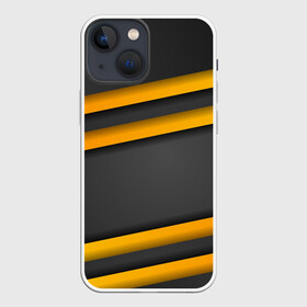 Чехол для iPhone 13 mini с принтом Желтые полосы ,  |  | молодежное | полоса | стиль | улица | хайп