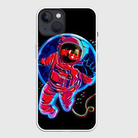 Чехол для iPhone 13 с принтом Глитч Космонавт ,  |  | alien | earth | galaxy | glitch | hello | mars | moon | nasa | satellite | space | star | абстракция | вселенная | глитч | звезда | земля | космонавт | космос | луна | марс | наса | нло | паттерн | планета | привет | спорт | спутник | текс