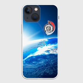 Чехол для iPhone 13 mini с принтом Юрий Гагарин Планета Земля ,  |  | gagarin | гагарин | день космонавтики | космонавтика | космос | с гагариным | хорошего качества | юрий